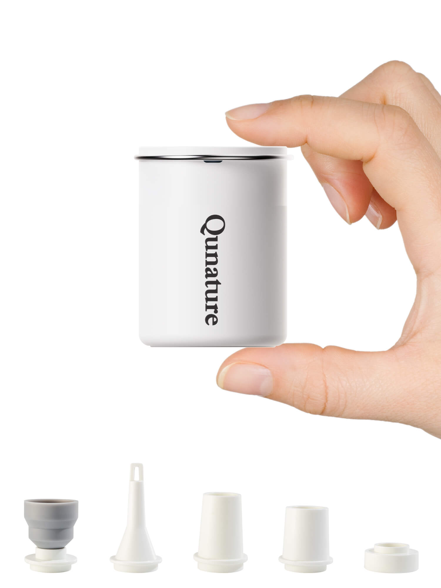 Qunature ATOMIC Mini Electric Air Pump for camping and outdoor inflatables
#Color_White