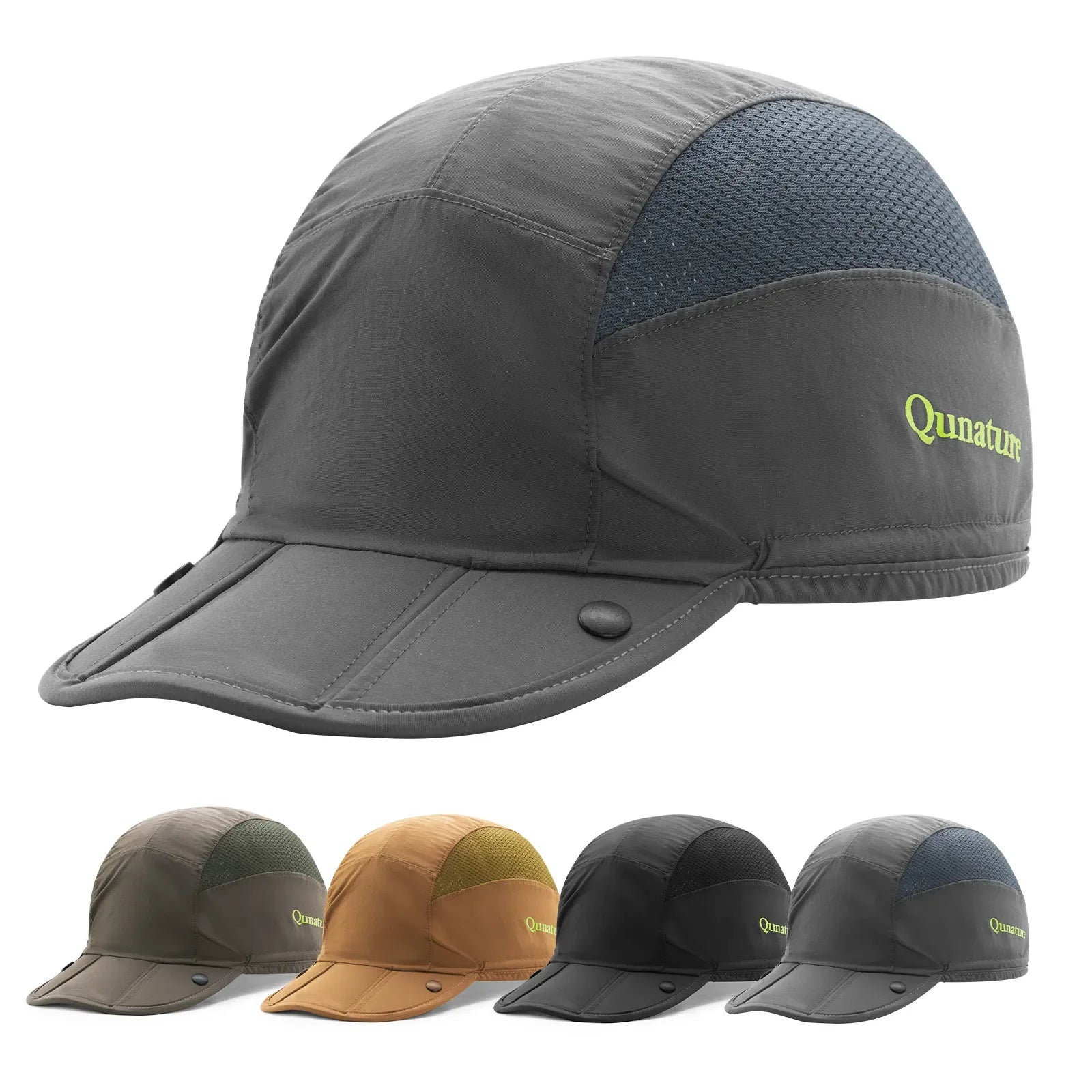 Foldable Outdoor Helmet Liner Cap with Lightweight Nylon Fabric, Breathable Mesh, and Helmet-Friendly Design
#Color_Gray