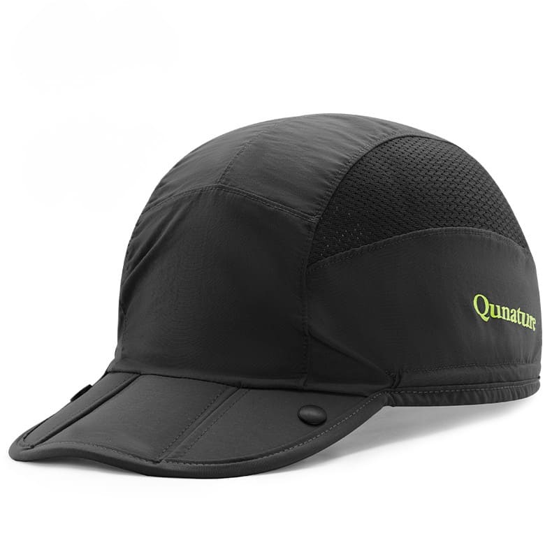 Foldable Outdoor Helmet Liner Cap with Lightweight Nylon Fabric, Breathable Mesh, and Helmet-Friendly Design
#Color_Black