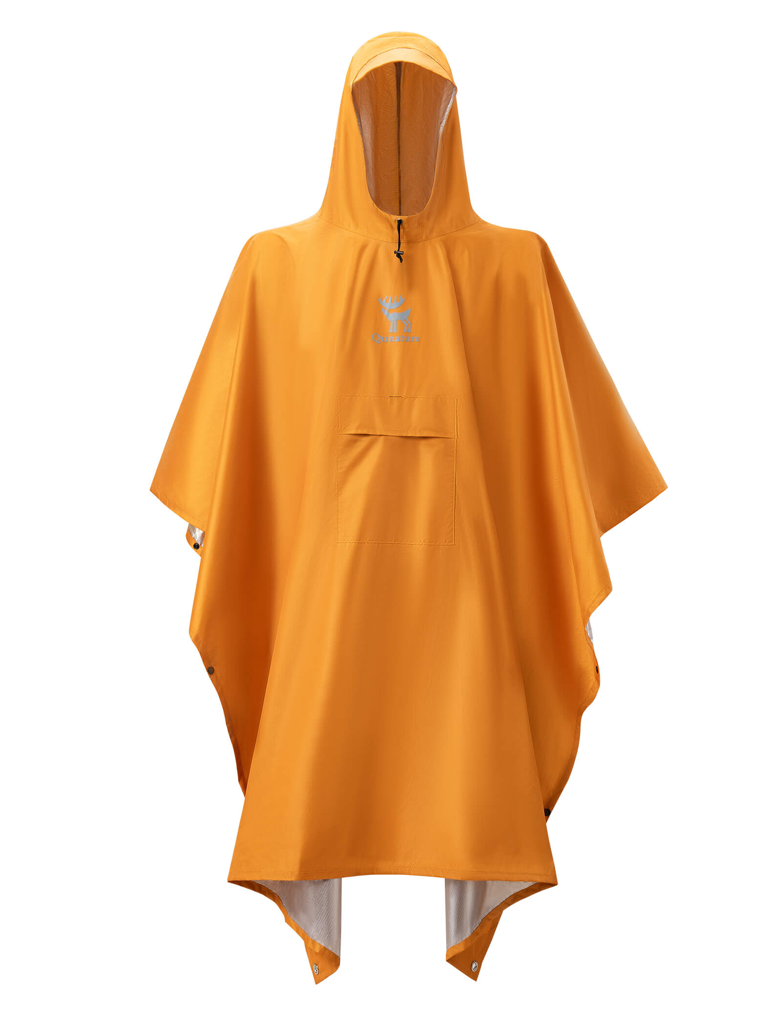 Qunature multi-functional tactical rain jacket waterproof for hiking, camping, and outdoor adventures