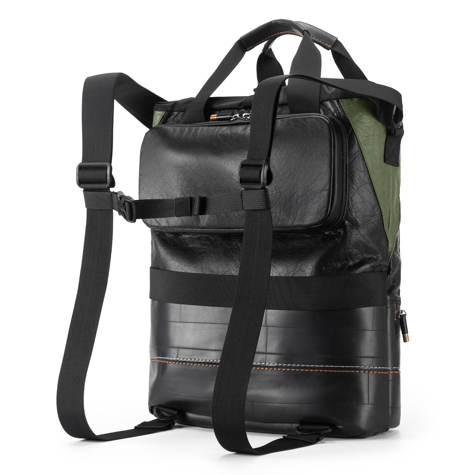 ROAD TO SKY recycled tire bike panniers 12L waterproof cycling rear rack bags for commuting and touring – ROCKBROS