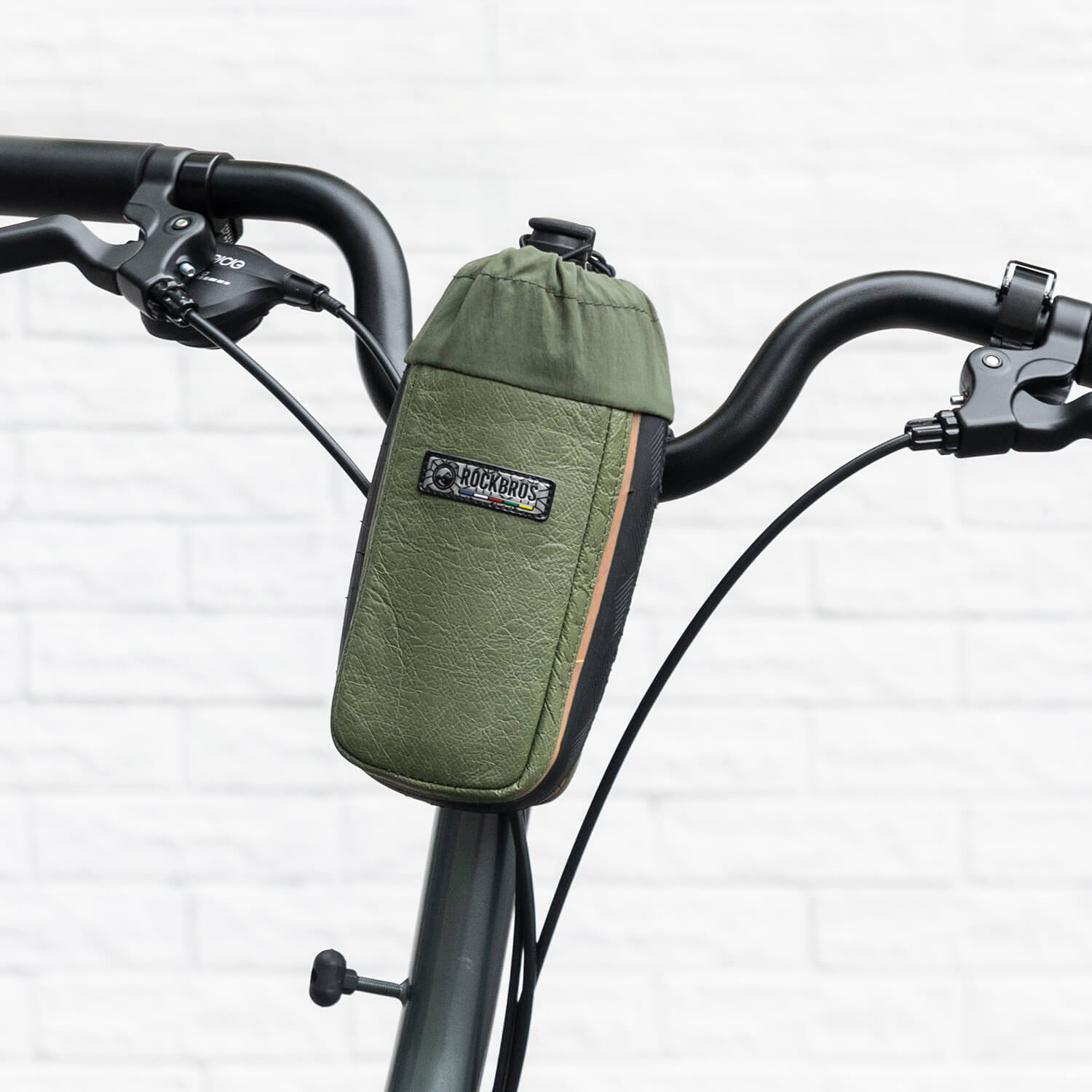 ROAD TO SKY bike water bottle bag mounted on handlebar, lightweight and secure for cycling
