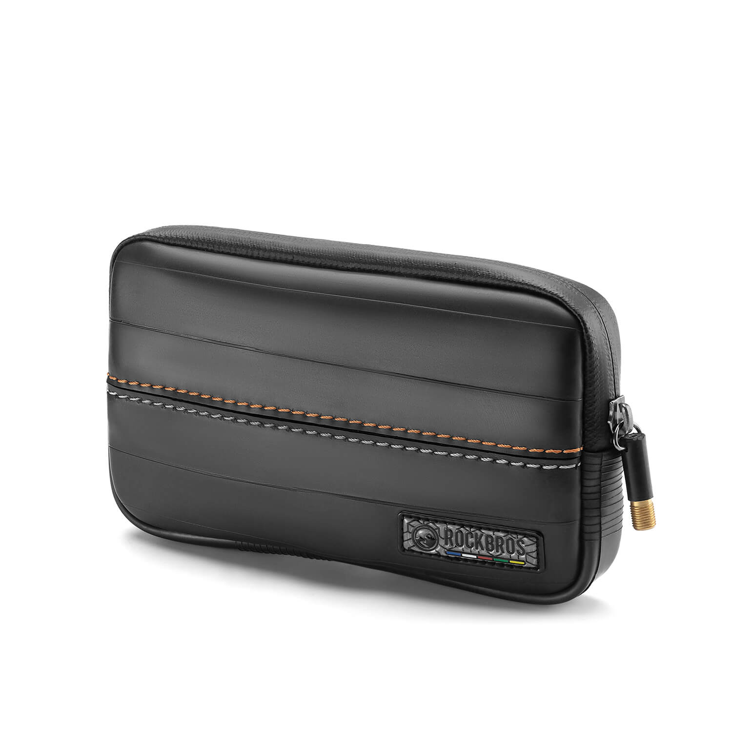 Eco-friendly ROAD TO SKY cycling wallet made from recycled tire rubber and Tyvek®
