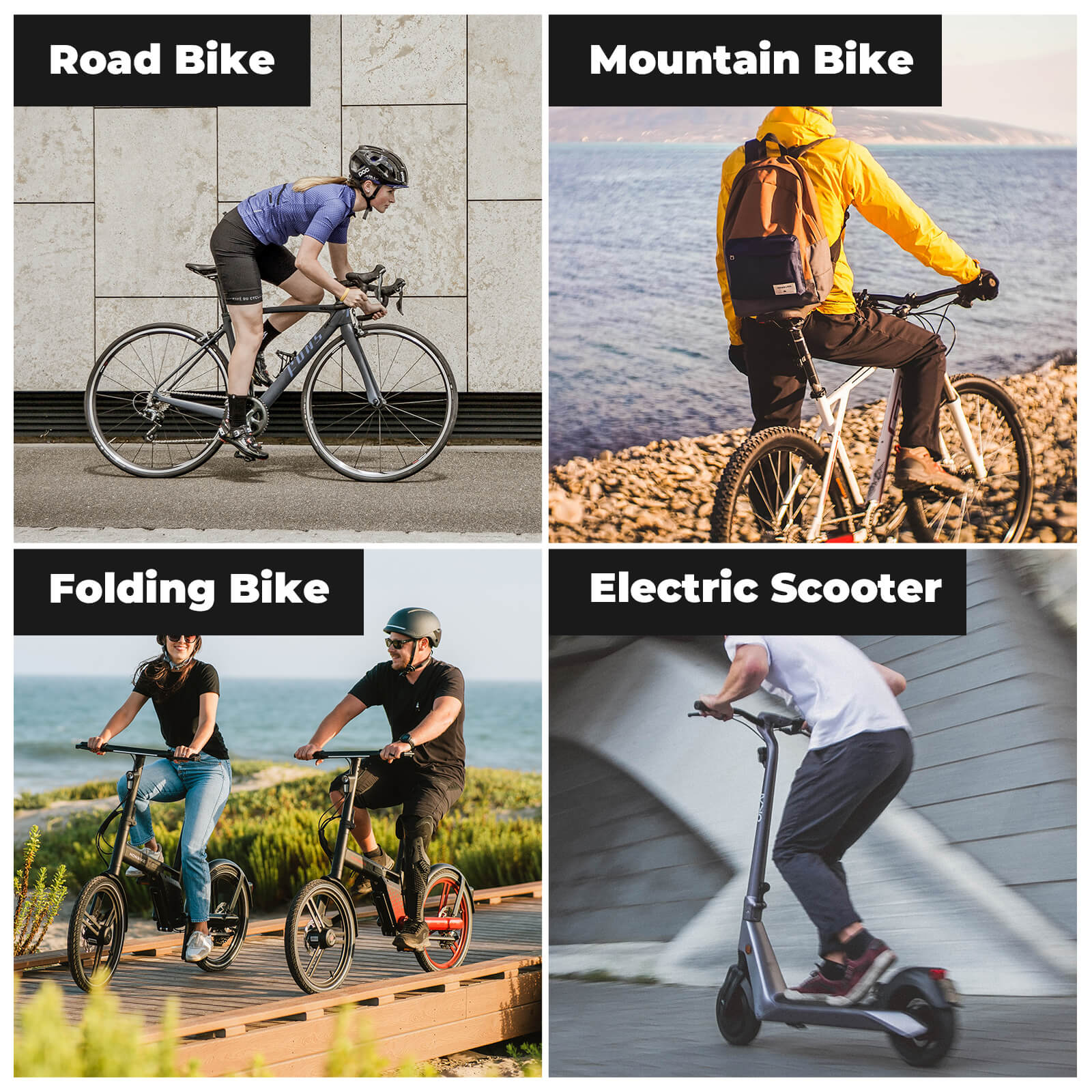 ROCKBROS 0.7L Scooter & Bike Handlebar Bag – Compact Folding Bike Storage Bag for Essentials