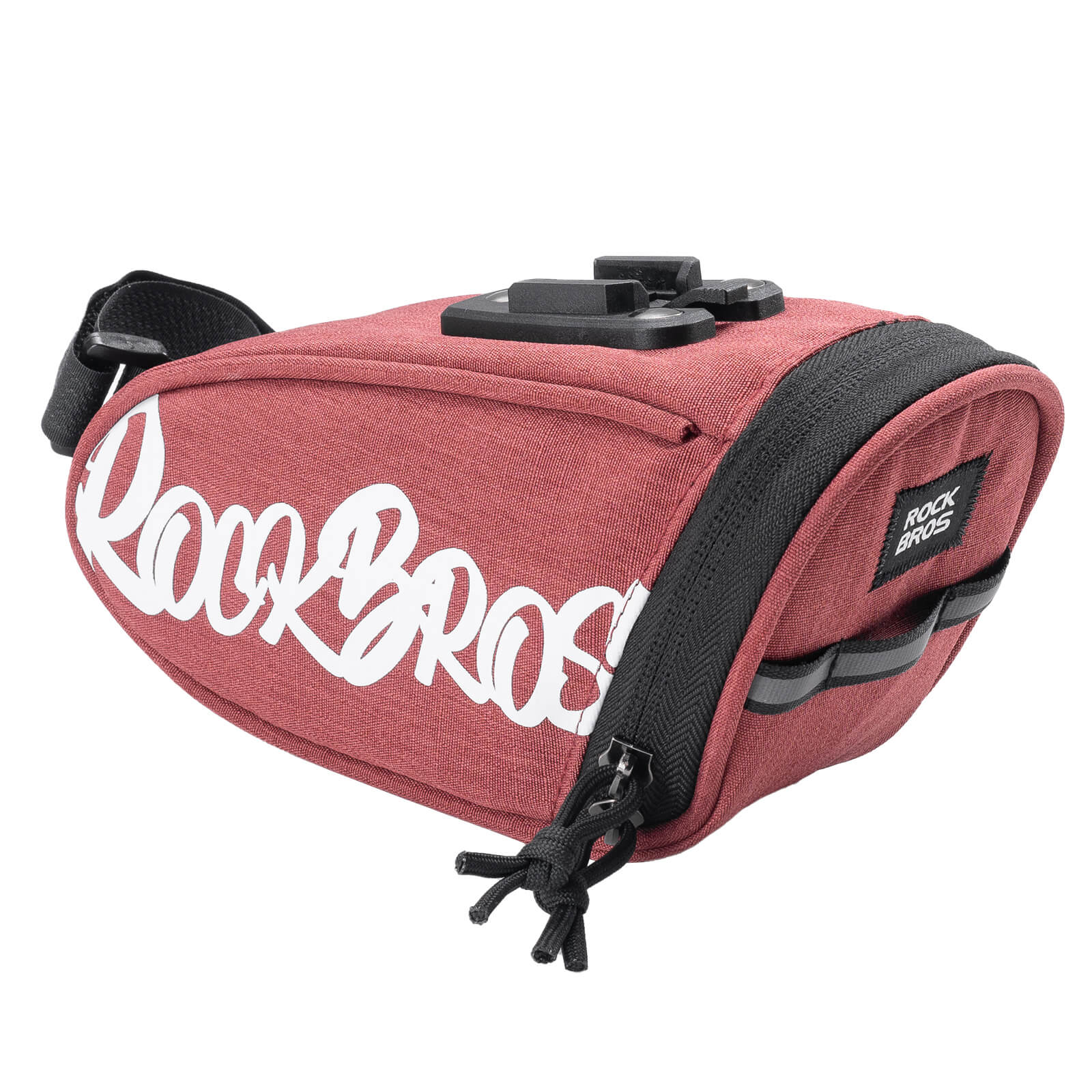 ROCKBROS 0.8L Bike Saddle Bag – Compact Rear Bag for Cycling Essentials
#Color_Red