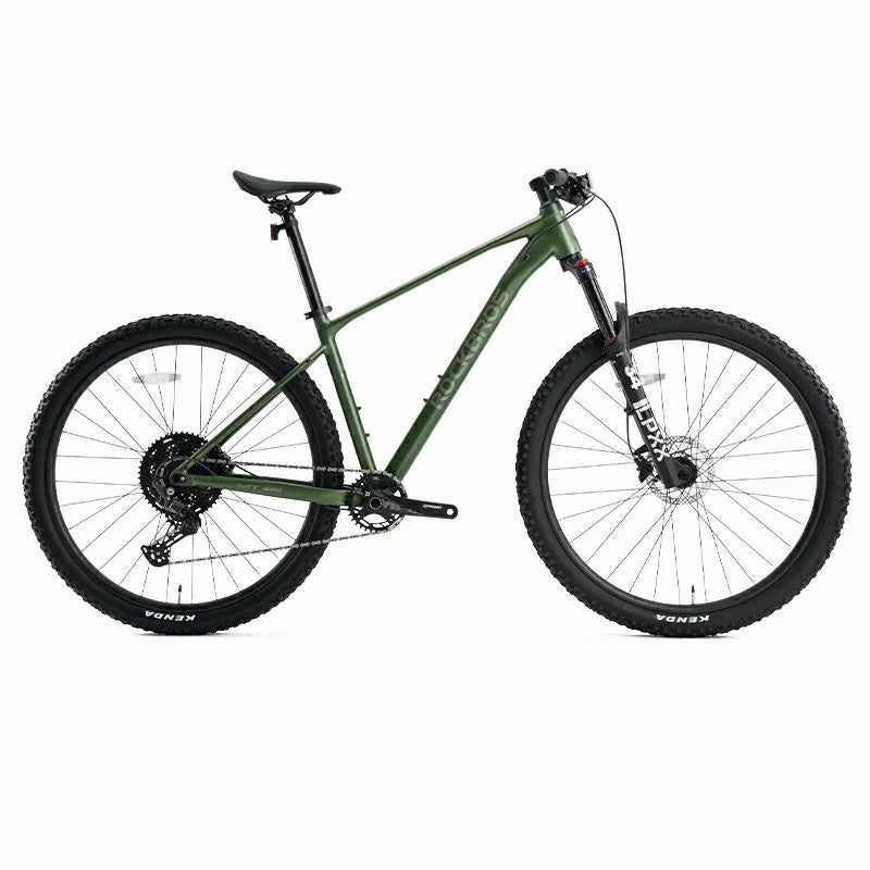ROCKBROS 29 inch mountain bike with Shimano Deore 12 speed drivetrain and hydraulic disc brakes
#Color_Green