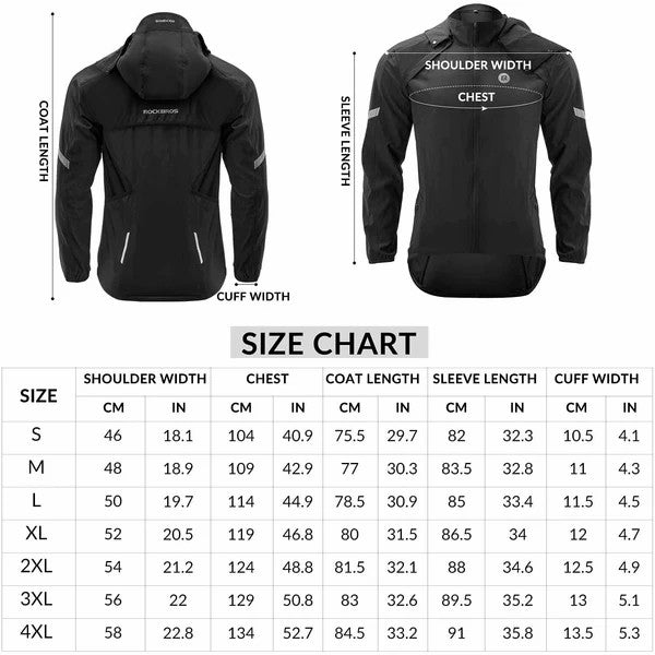 ROCKBROS 3-in-1 detachable cycling jacket with long sleeves, vest, and sun protection shawl, windproof and sunproof for all-season riding.