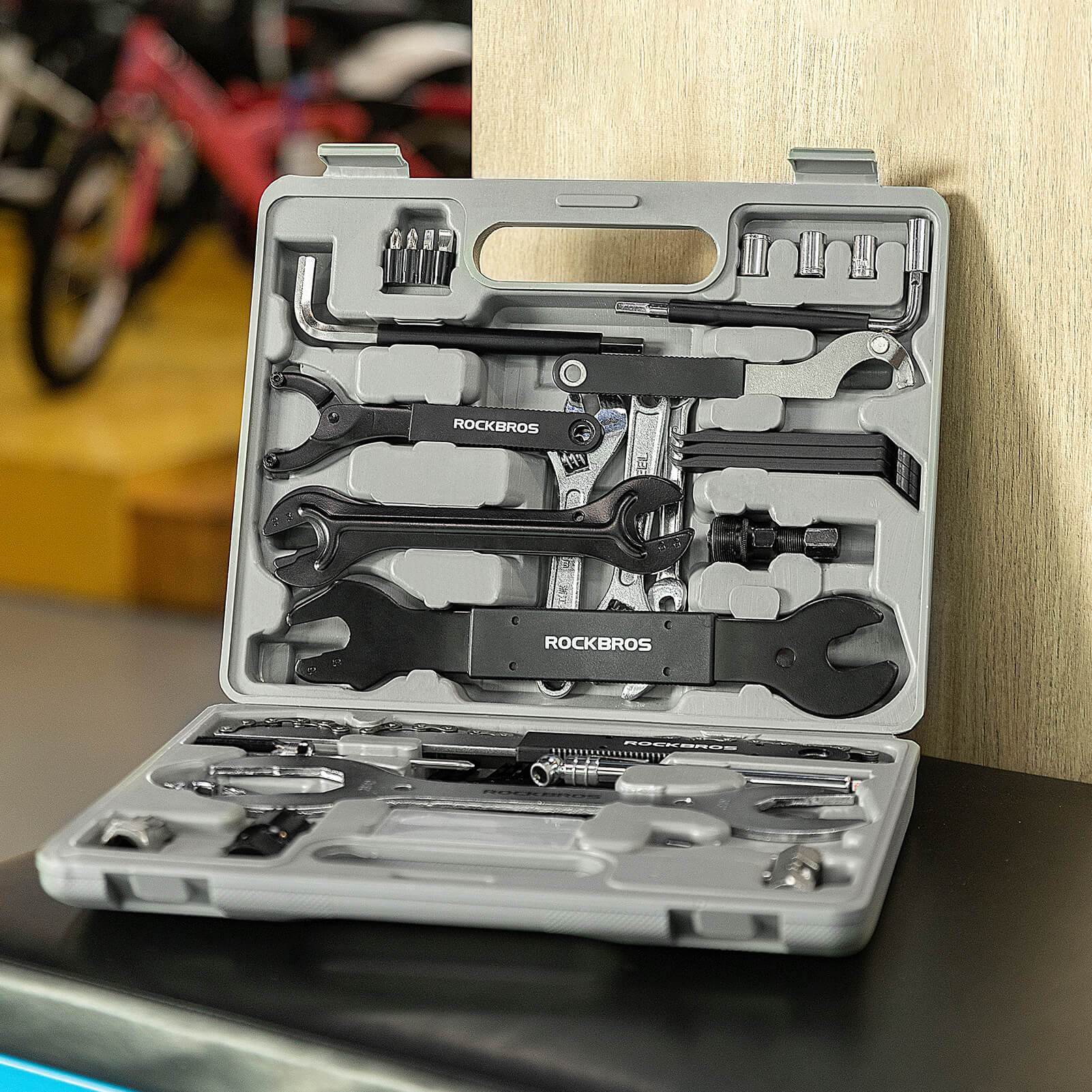 ROCKBROS 44-in-1 Bike Multi-Tool Kit for complete bike repairs