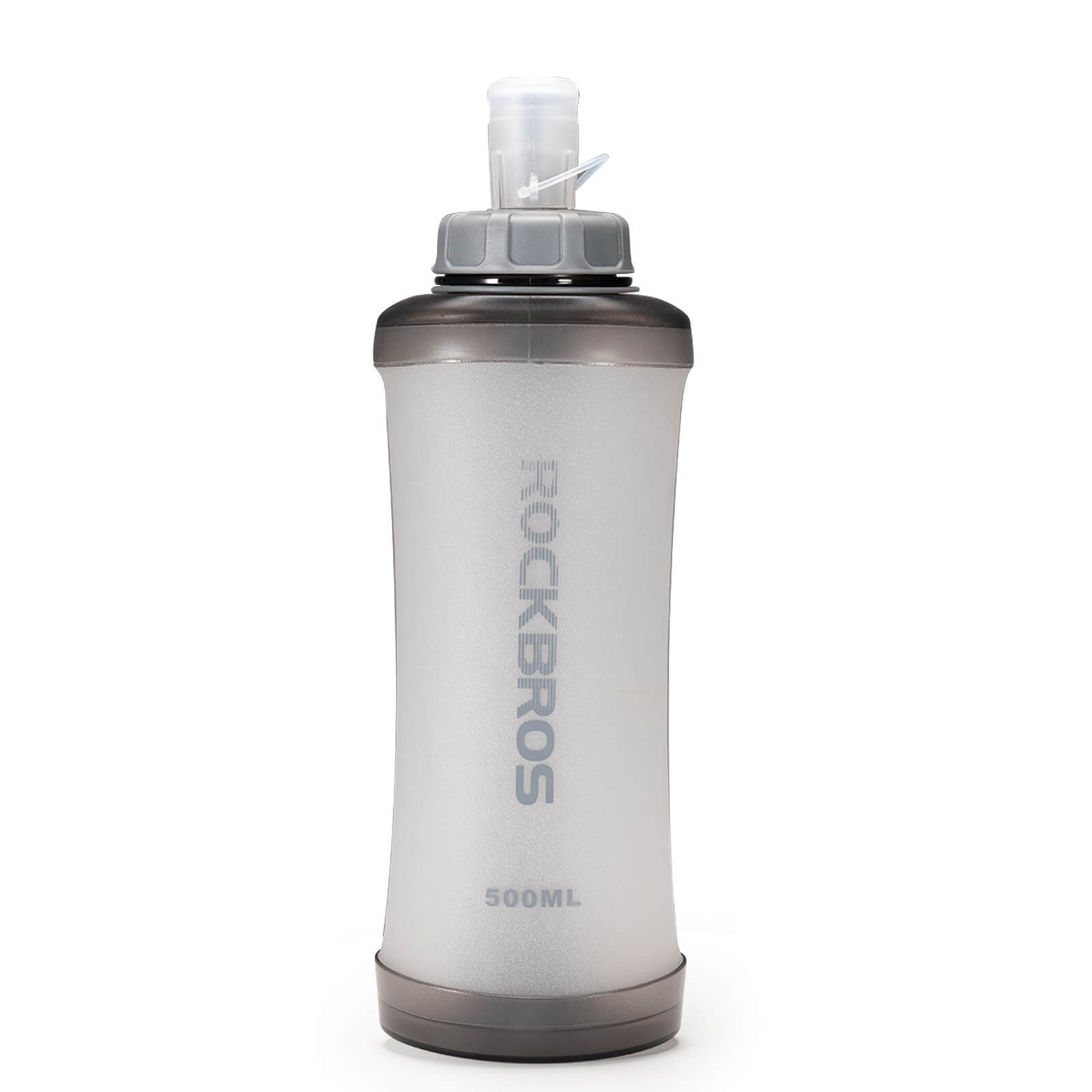 ROCKBROS 500ml blue water soft flask for running and hydration
#Color_Gray