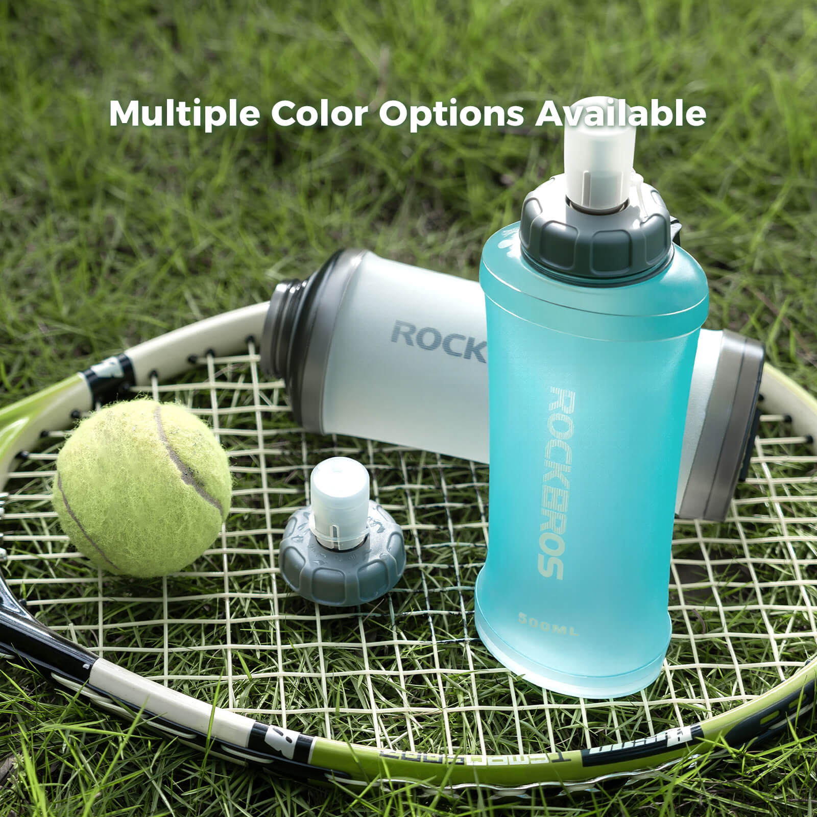 ROCKBROS 500ml water soft flask for running and outdoor hydration