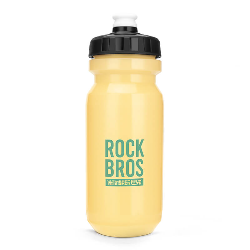 ROCKBROS 600ml bike water bottle for cycling hydration
#Color_Yellow