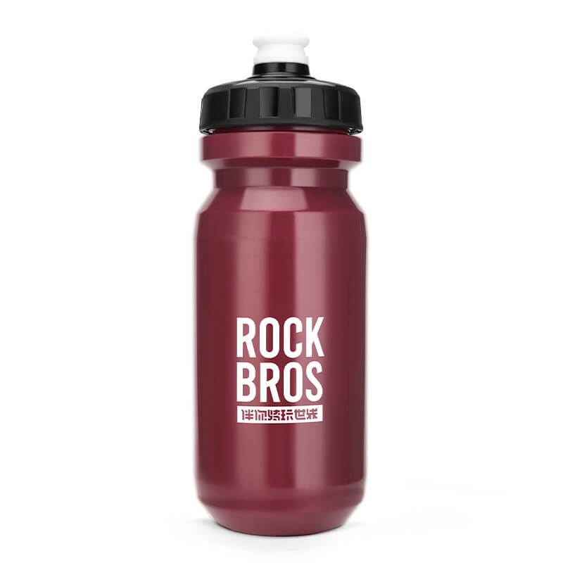 ROCKBROS 600ml bike water bottle for cycling hydration
#Color_Red