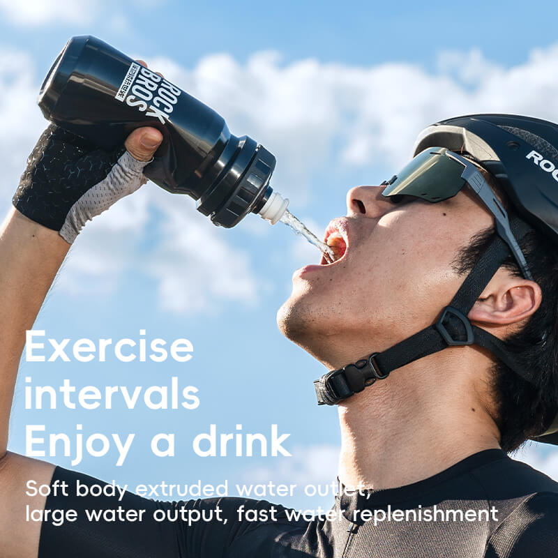 ROCKBROS 600ml bike water bottle for cycling hydration