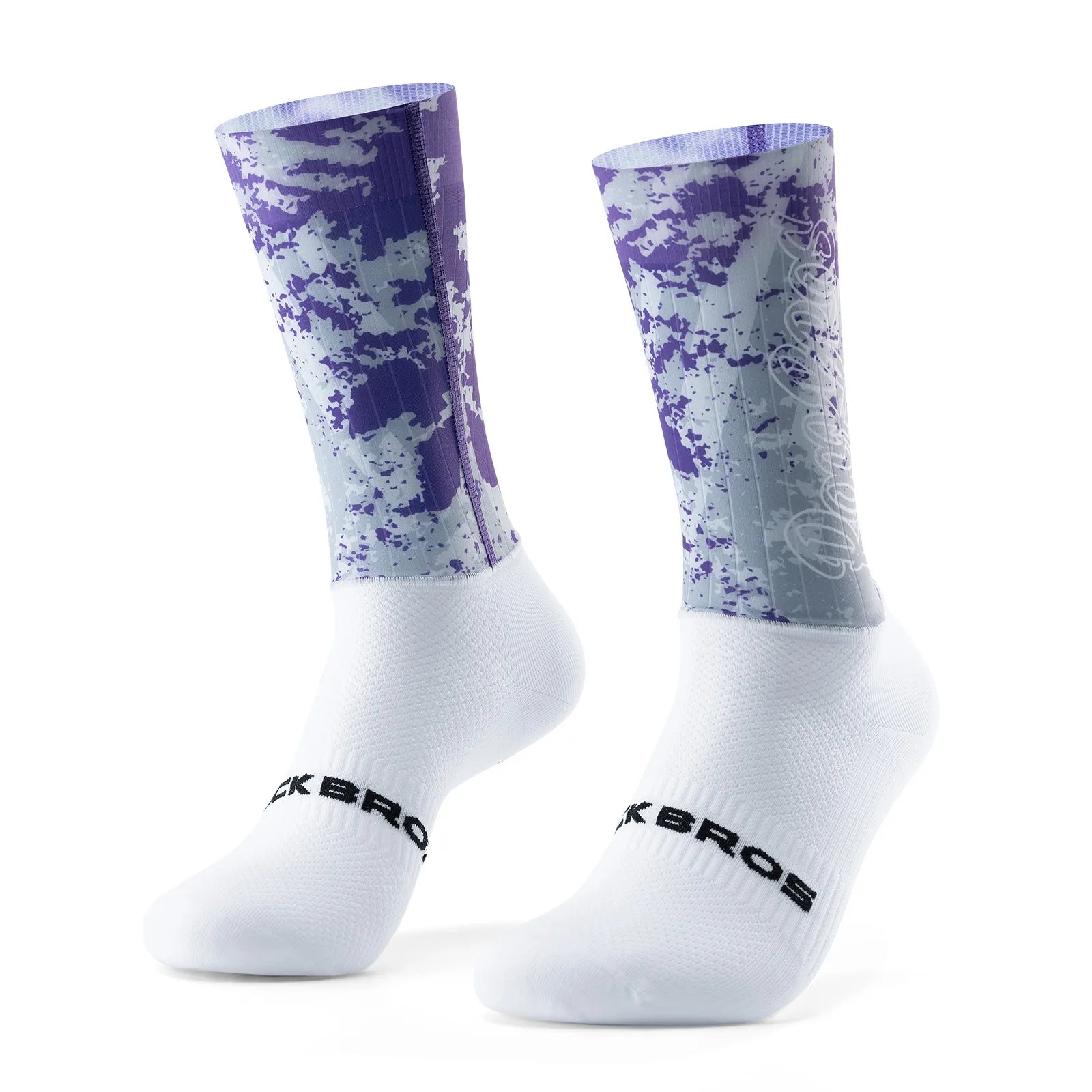 ROCKBROS aero compression cycling socks breathable moisture-wicking road cycling performance socks
#Color_Purple