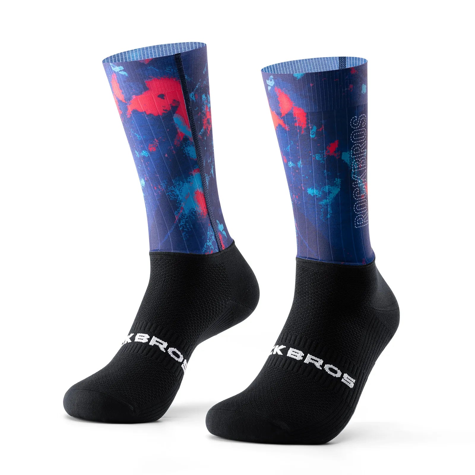 ROCKBROS aero compression cycling socks breathable moisture-wicking road cycling performance socks
#Color_Navy