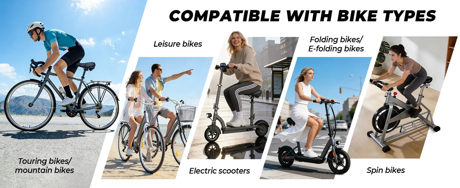 ROCKBROS Air Cushion Bike Seat for Comfortable Long-Distance Cycling