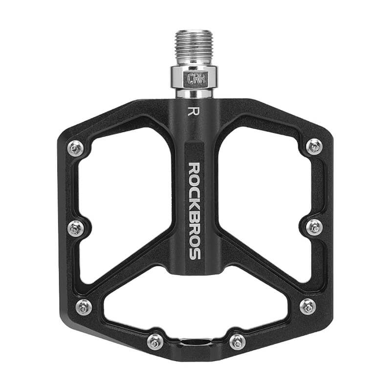 ROCKBROS Aluminum Bearing Bike Pedals with wide platform, lightweight design, and sealed bearings for smooth, stable cycling