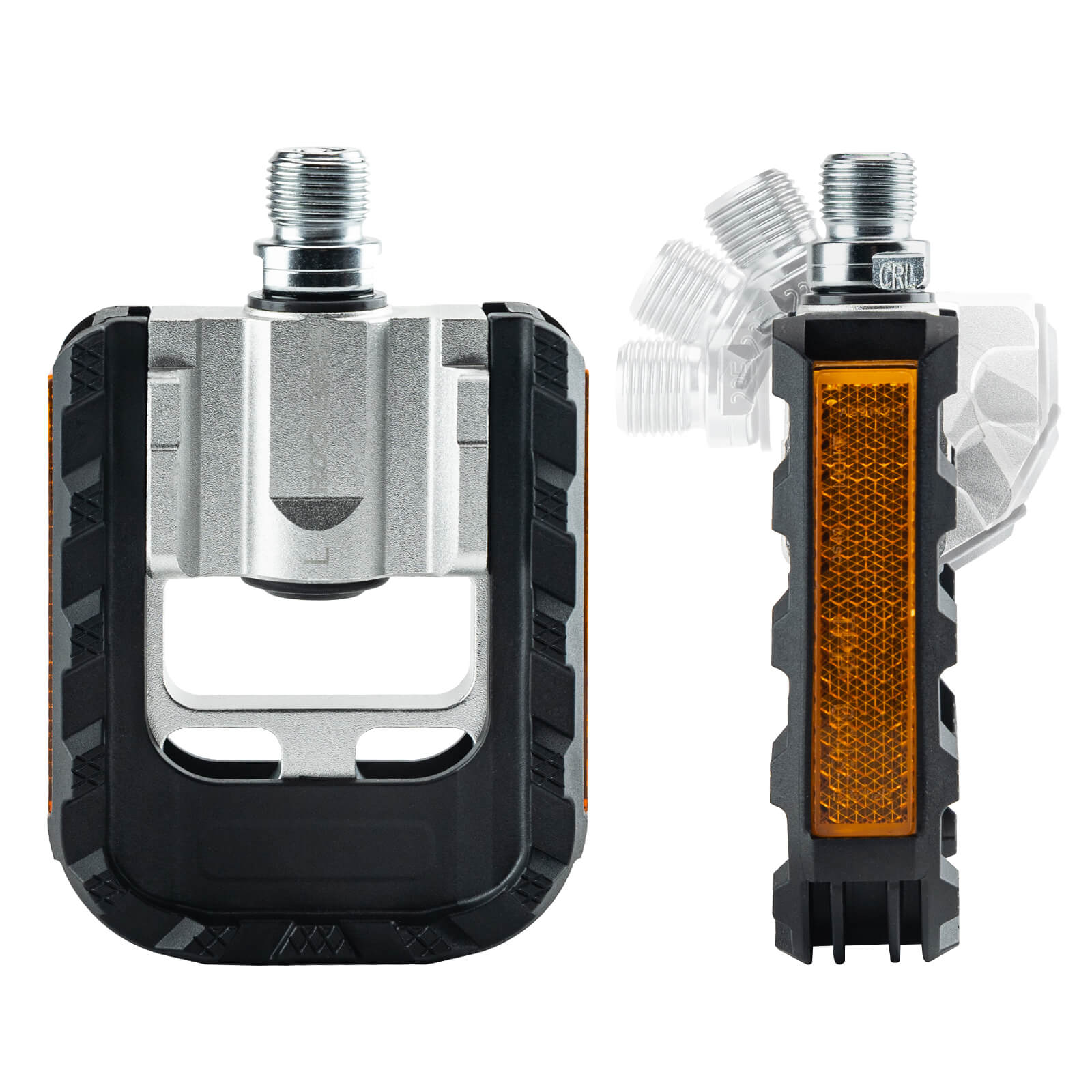 ROCKBROS aluminum folding bike pedals – lightweight, durable, and portable bicycle pedals for road, mountain, and folding bikes
