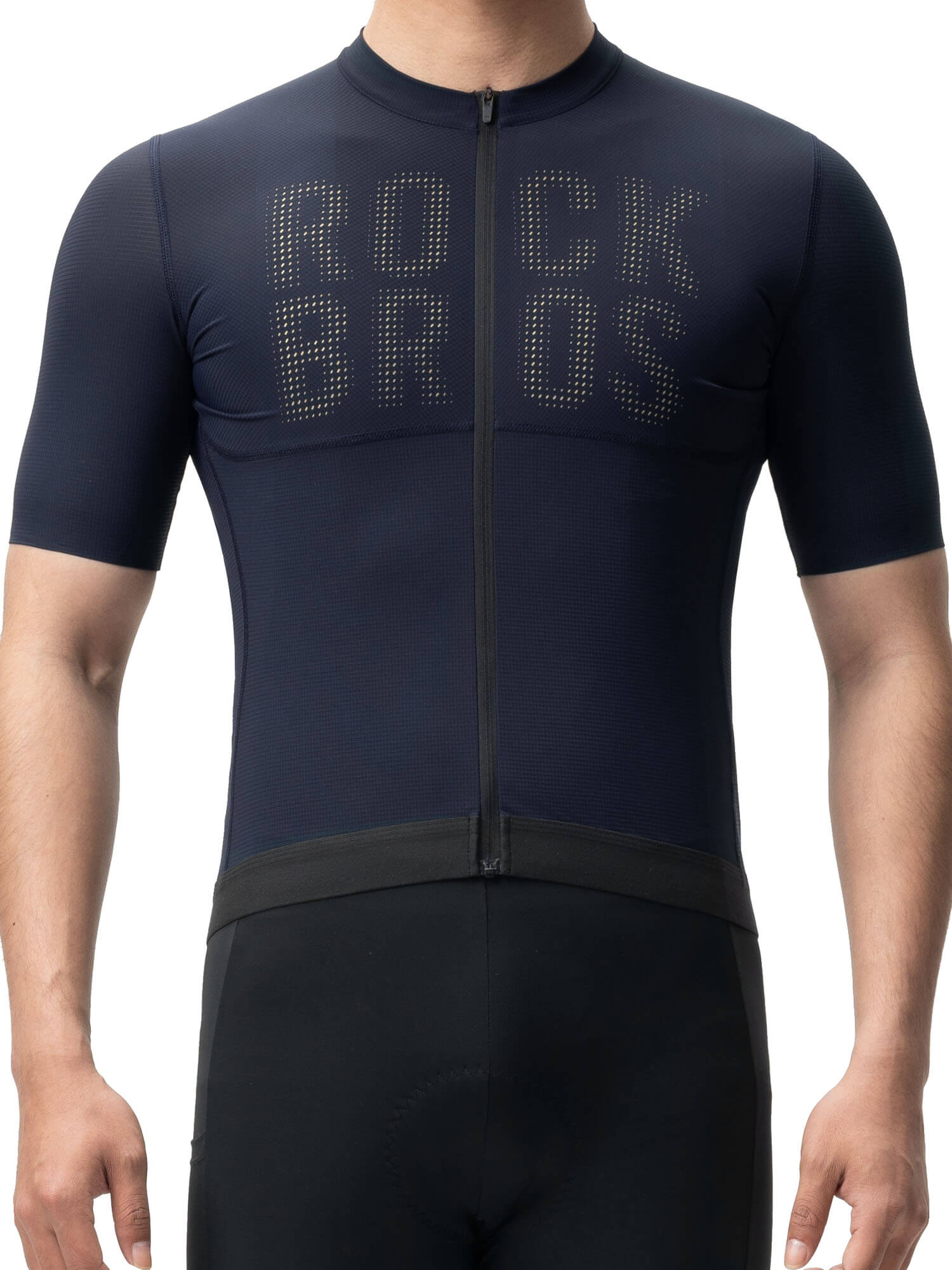 ROCKBROS Amber men’s short-sleeve breathable cycling jersey with rear pockets
#Color_Dark blue