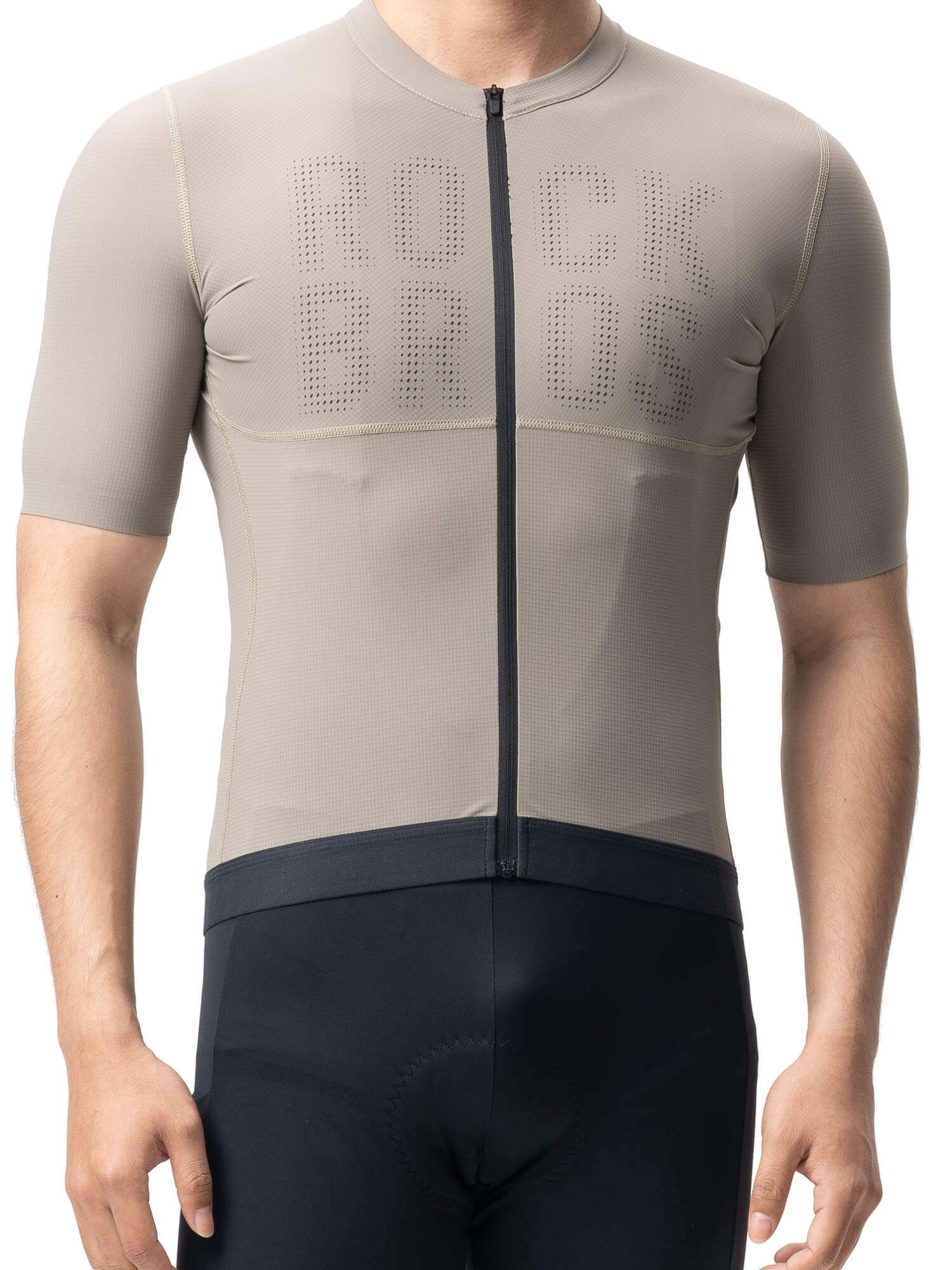 ROCKBROS Amber men’s short-sleeve breathable cycling jersey with rear pockets
#Color_Khaki