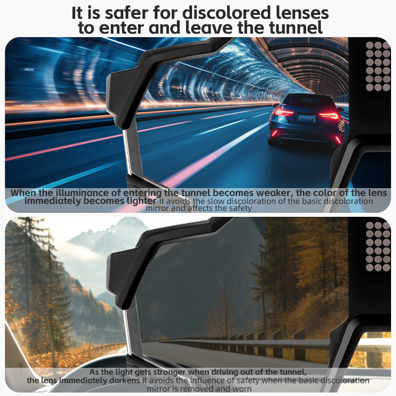 ROCKBROS anti-glare smart LCD adaptive cycling glasses for road cycling and outdoor riding