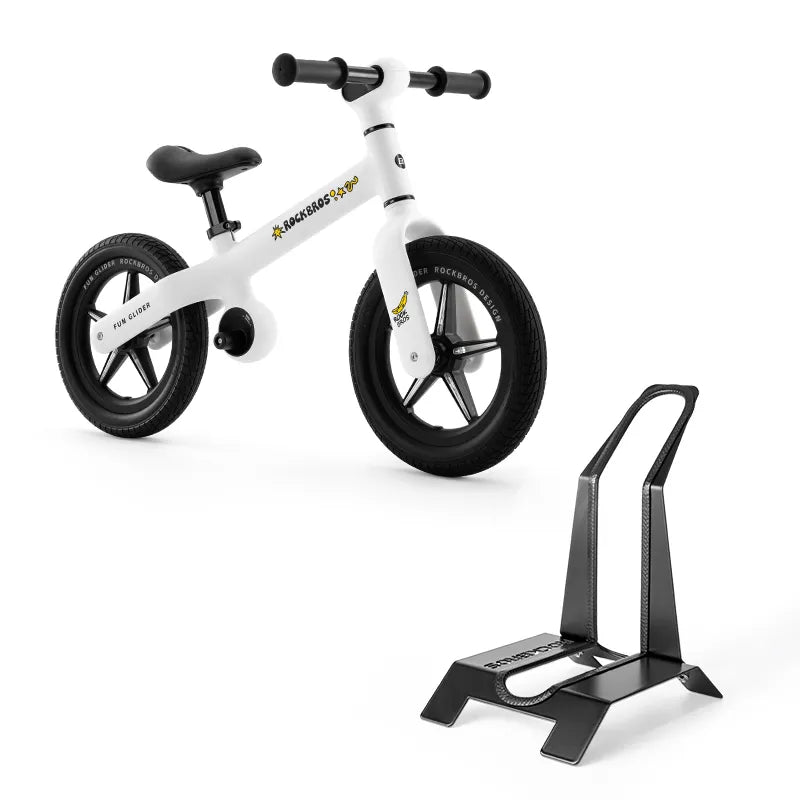 ROCKBROS kids balance bike and parking stand essentials bundle for beginner riders