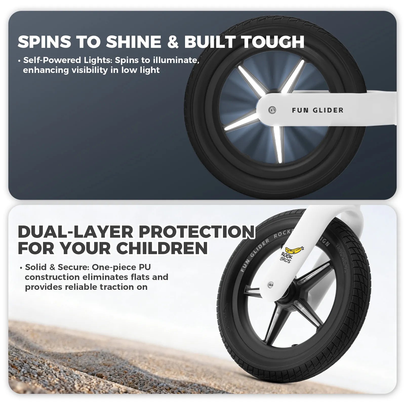 Balance Bike & Kids Helmet Safety Set