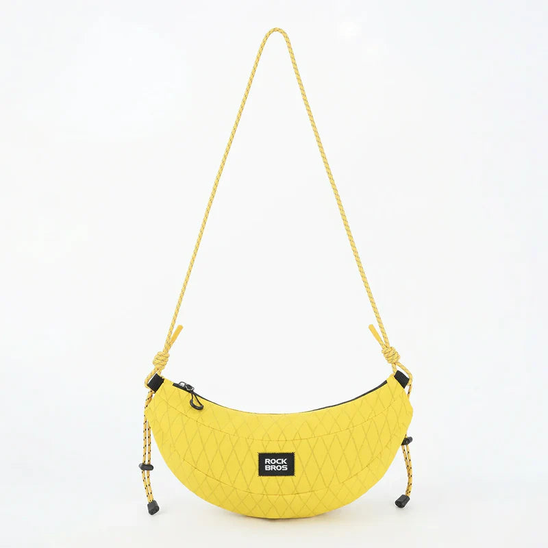 ROCKBROS banana bike handlebar bag 1.8L lightweight crossbody cycling bag