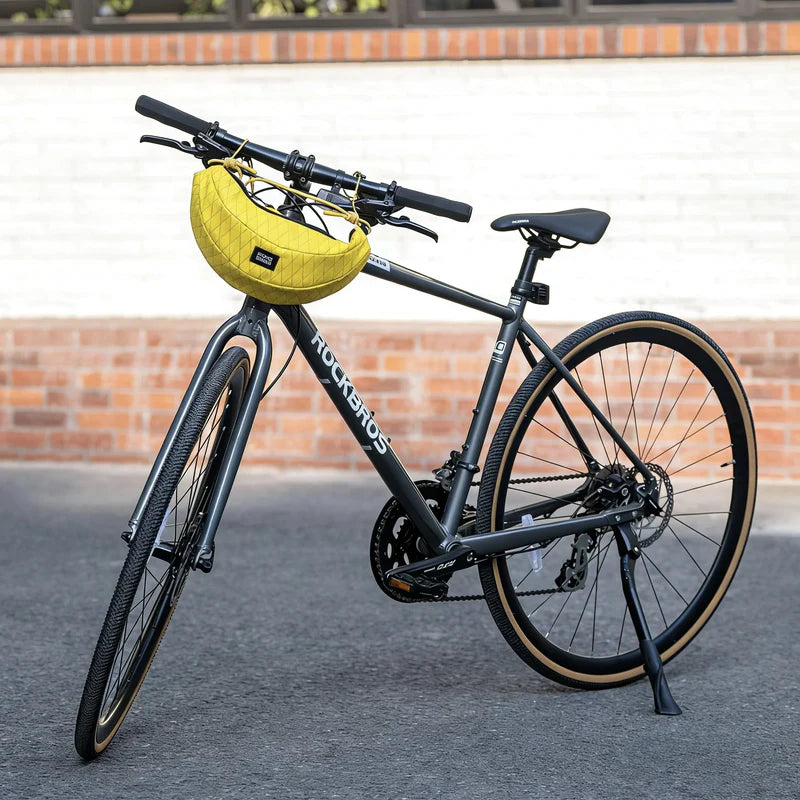ROCKBROS banana bike handlebar bag 1.8L lightweight crossbody cycling bag