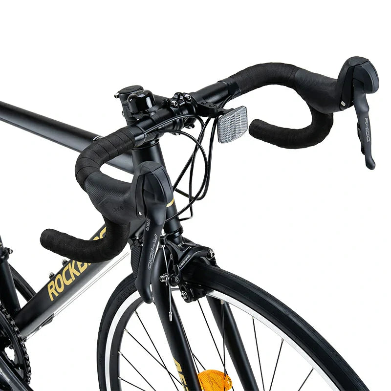 ROCKBROS beginner road bike with aluminum frame and 700C wheels
#Color_Black