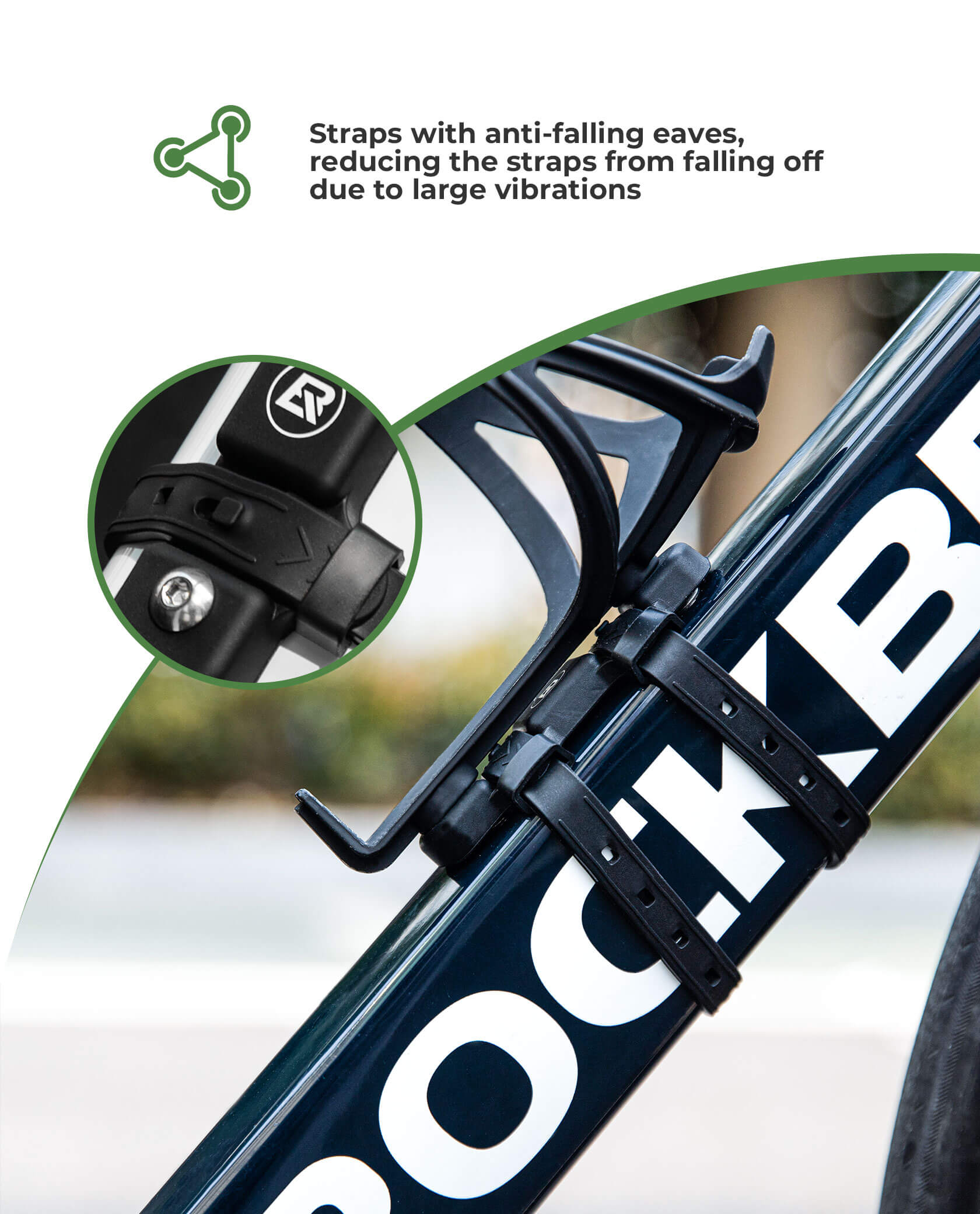 bike bottle cage mount adapter for bicycle frame installation, adjustable holder bracket – ROCKBROS