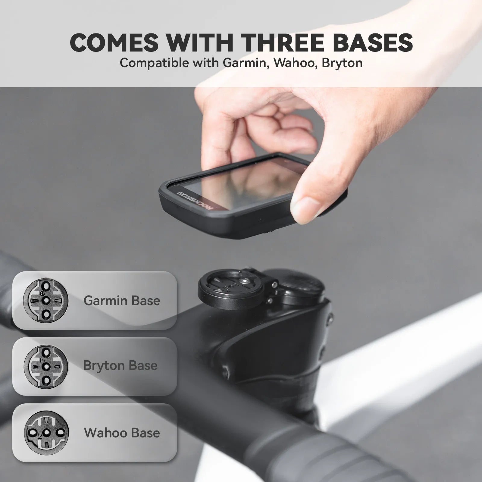 Adjustable Bike Computer Mount – Stem Cap