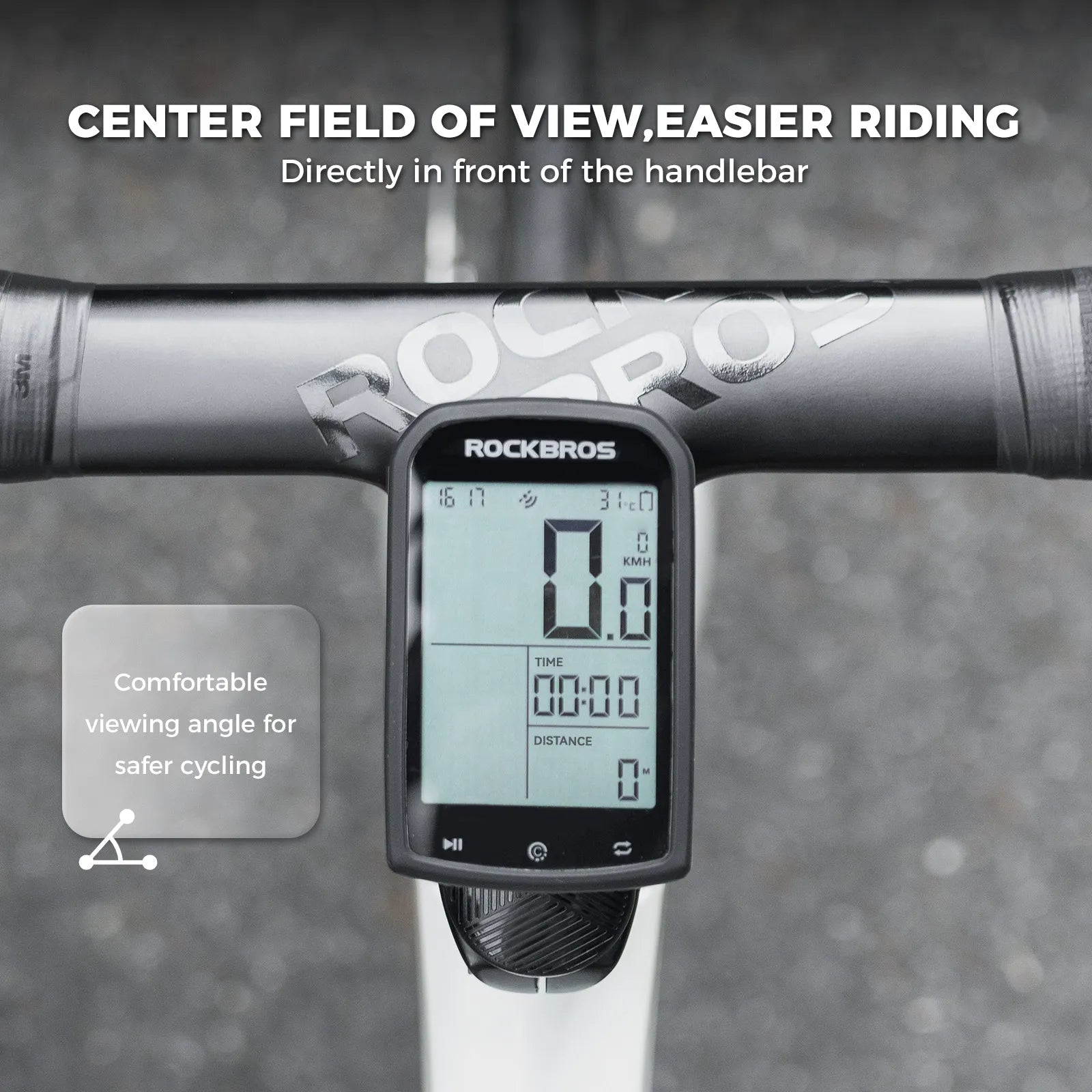 Adjustable Bike Computer Mount – Stem Cap