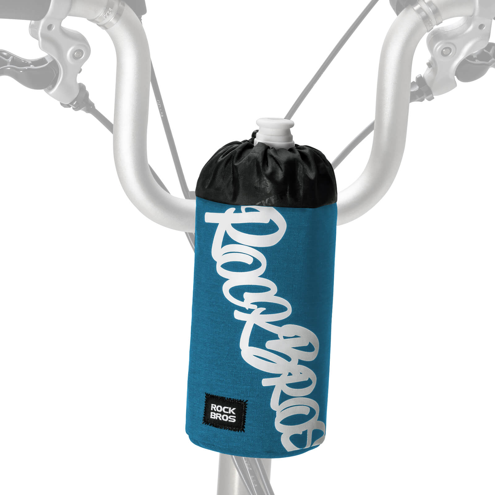 ROCKBROS Bike Handlebar Water Bottle Bag
#Color_Blue