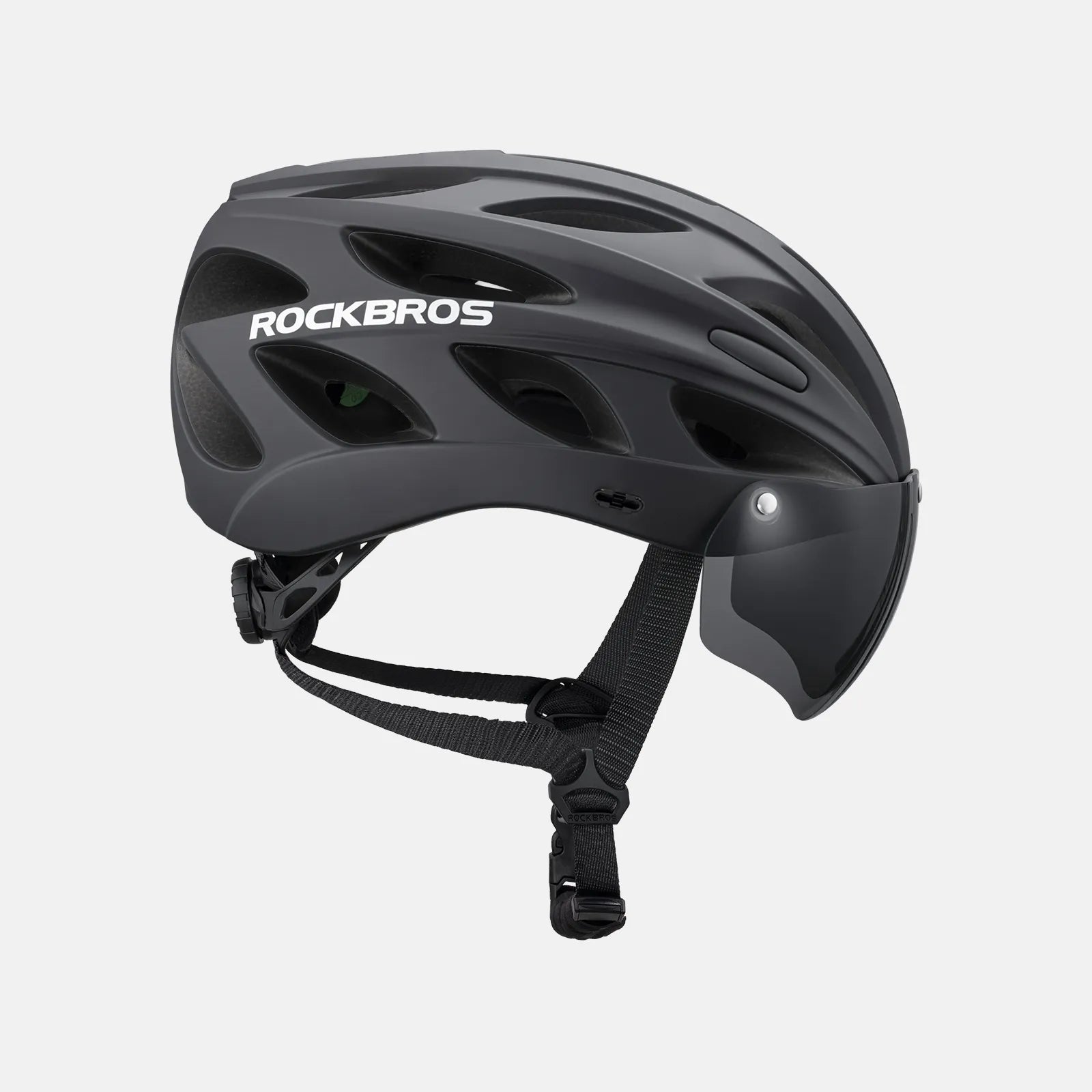 ROCKBROS bike helmet with adjustable sizes for men and women
#Color_Black