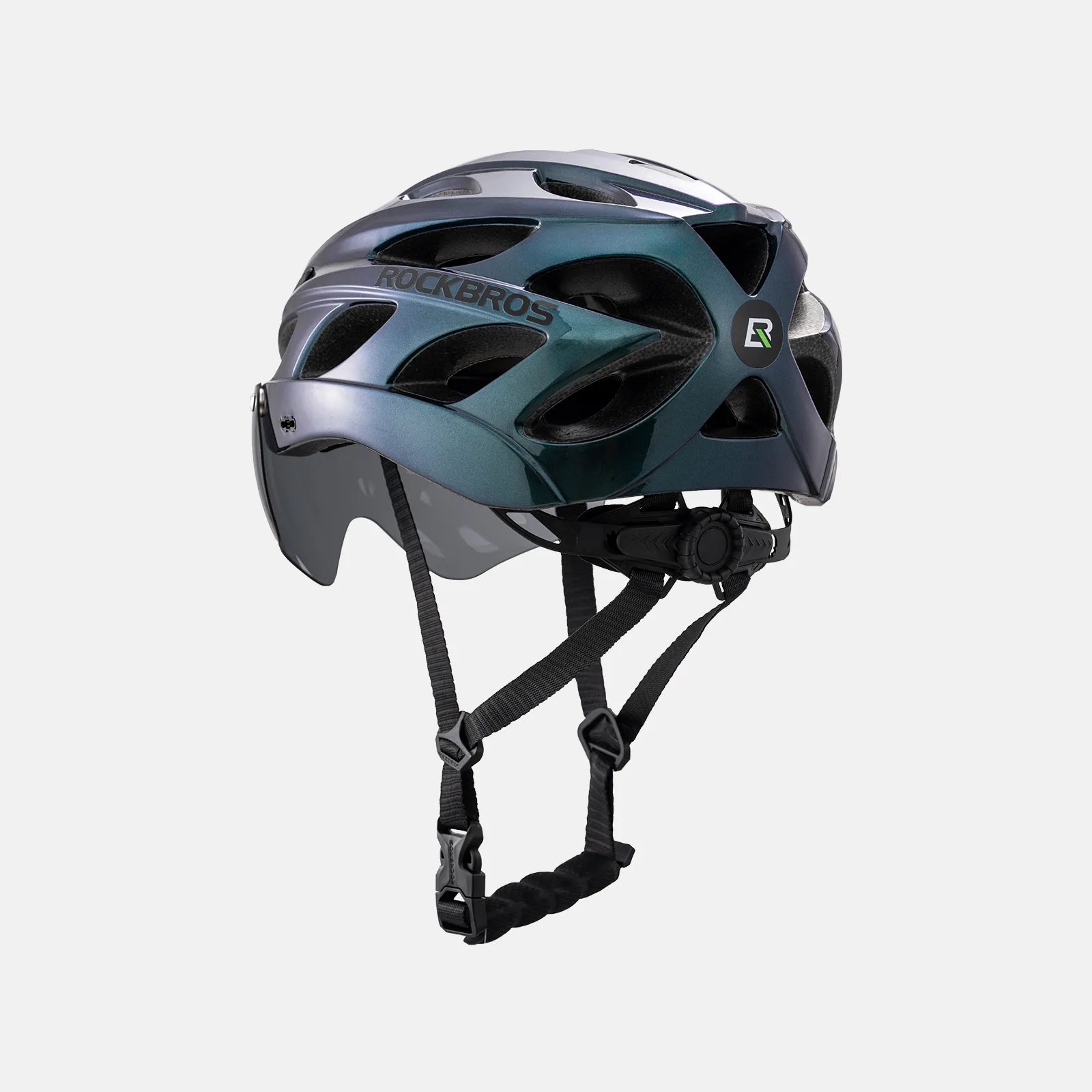 ROCKBROS bike helmet with adjustable sizes for men and women
#Color_Blue