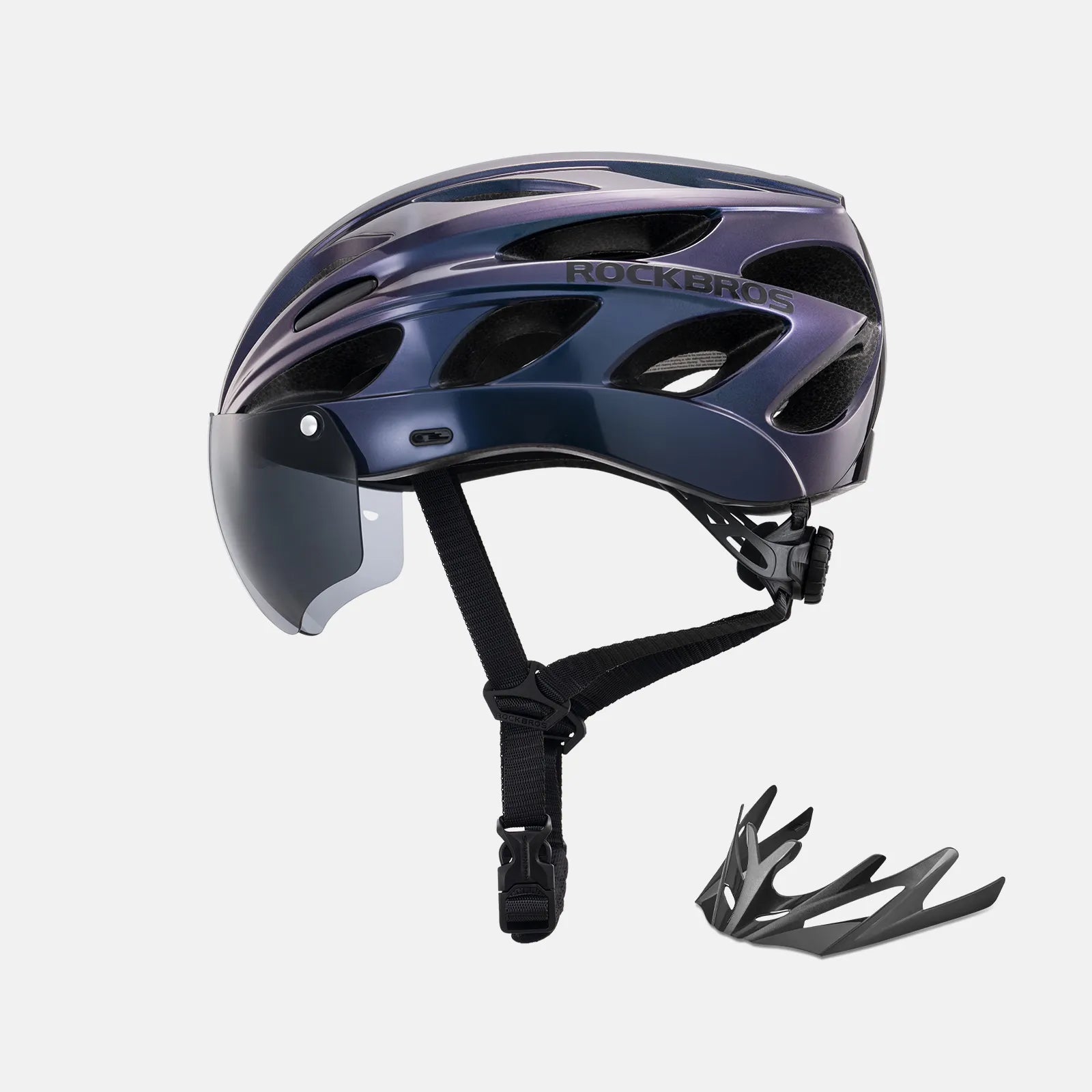 ROCKBROS bike helmet with adjustable sizes for men and women
#Color_Lilac