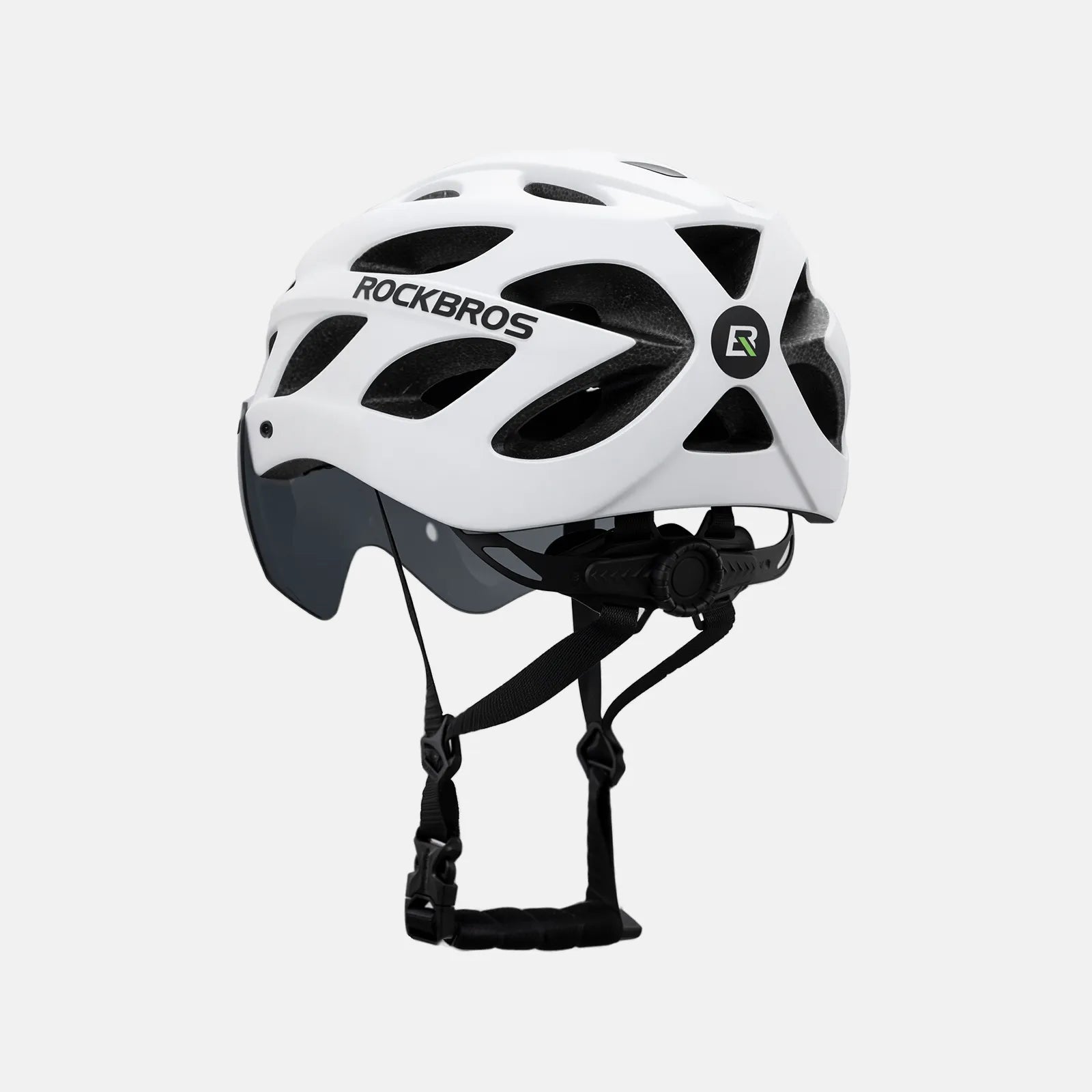 ROCKBROS bike helmet with adjustable sizes for men and women
#Color_White