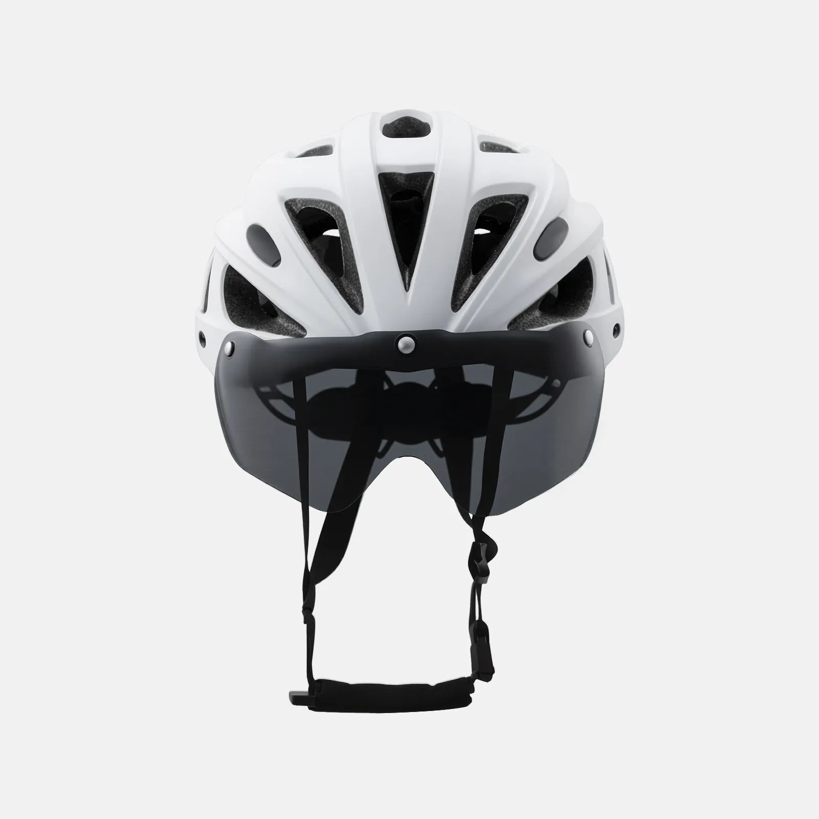 ROCKBROS bike helmet with adjustable sizes for men and women
#Color_White