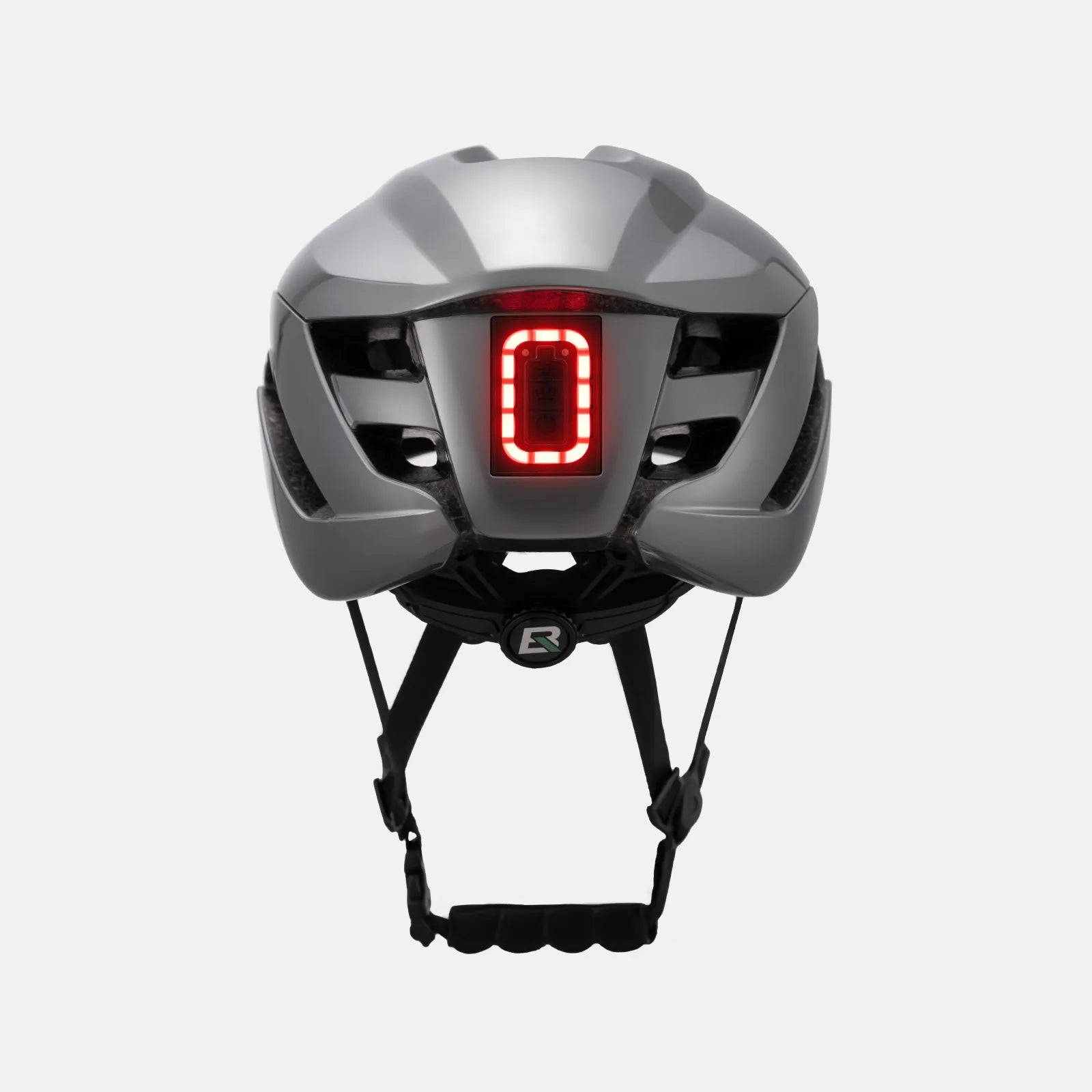 ROCKBROS bike helmet with LED front and rear lights for night cycling safety
#Color_Titanium