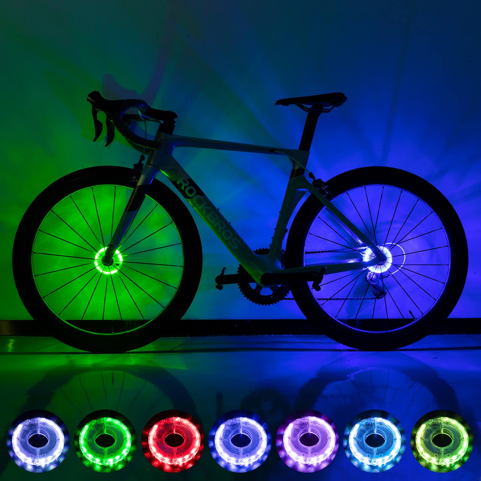 ROCKBROS bike hub light LED for children’s bicycle safety