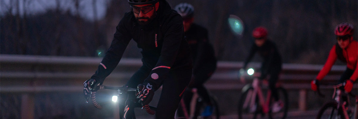 ROCKBROS high-output LED front bike light for daytime and night rides