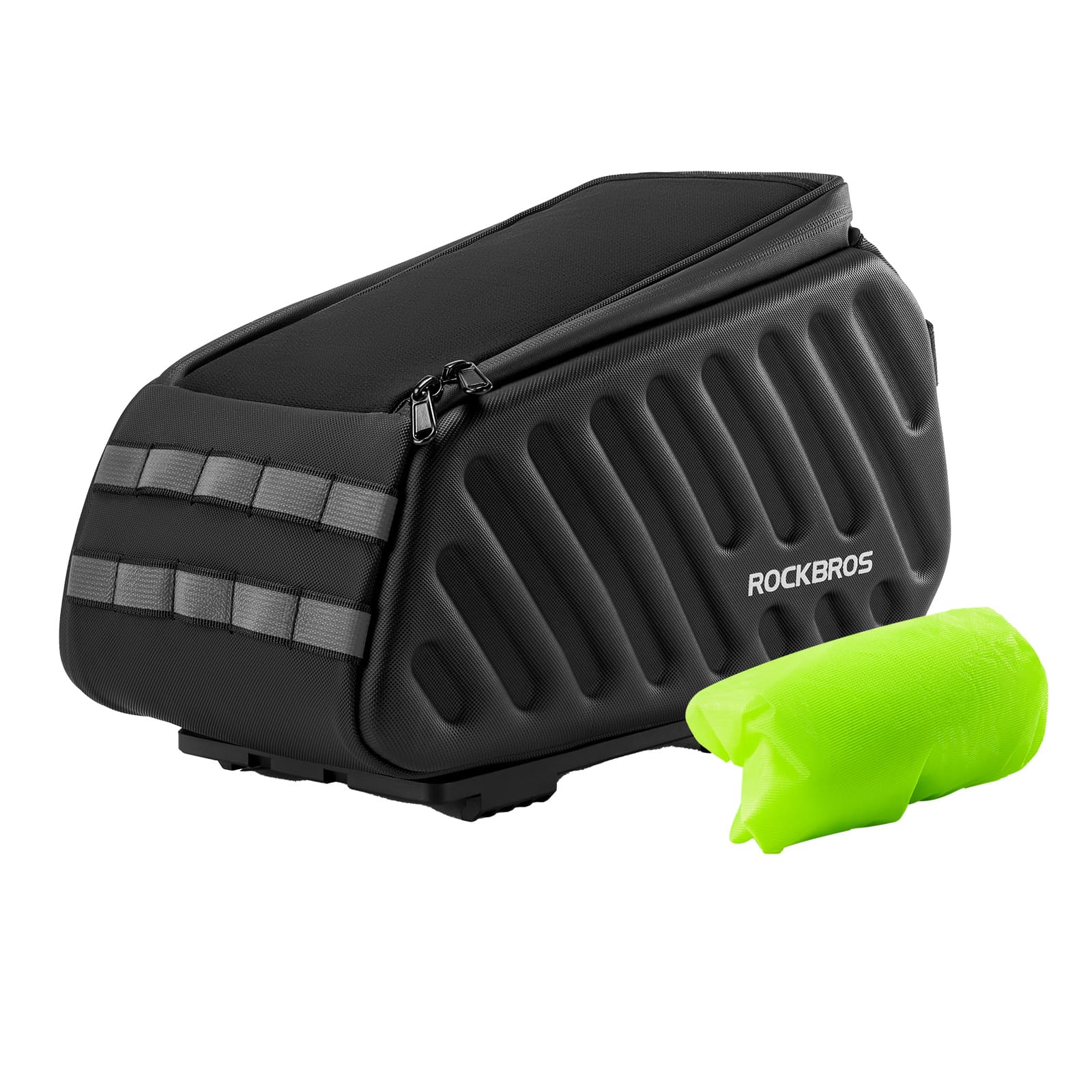 ROCKBROS Double Combination Lock Large Capacity Bike Rear Rack Bag for Commuting and Cycling