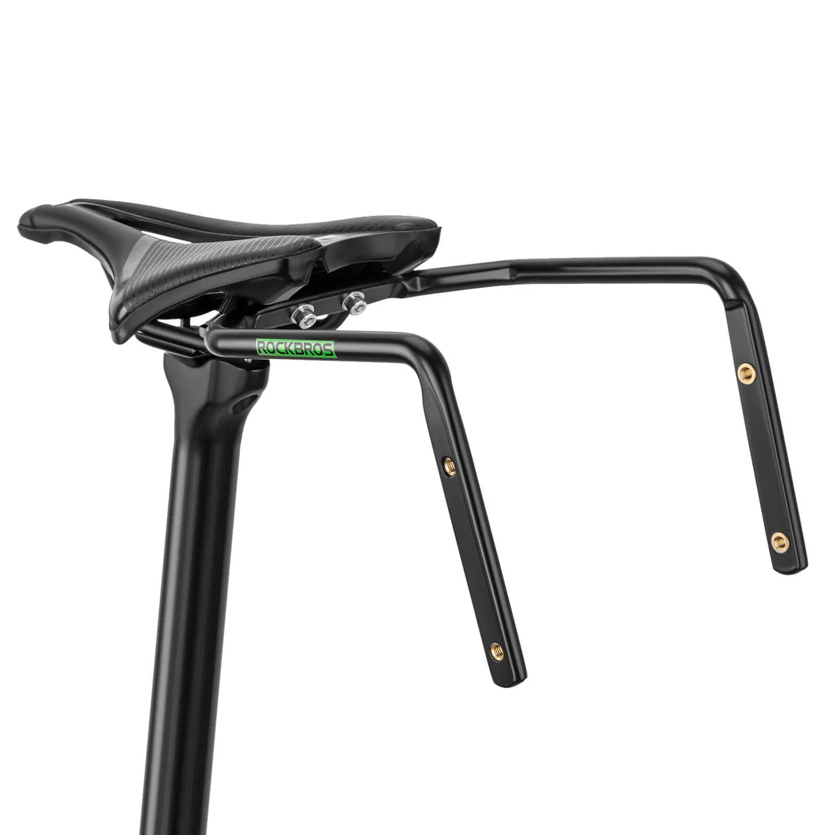ROCKBROS bike saddle bag stabilizer seatpost mount for reducing sway on large saddle bags
