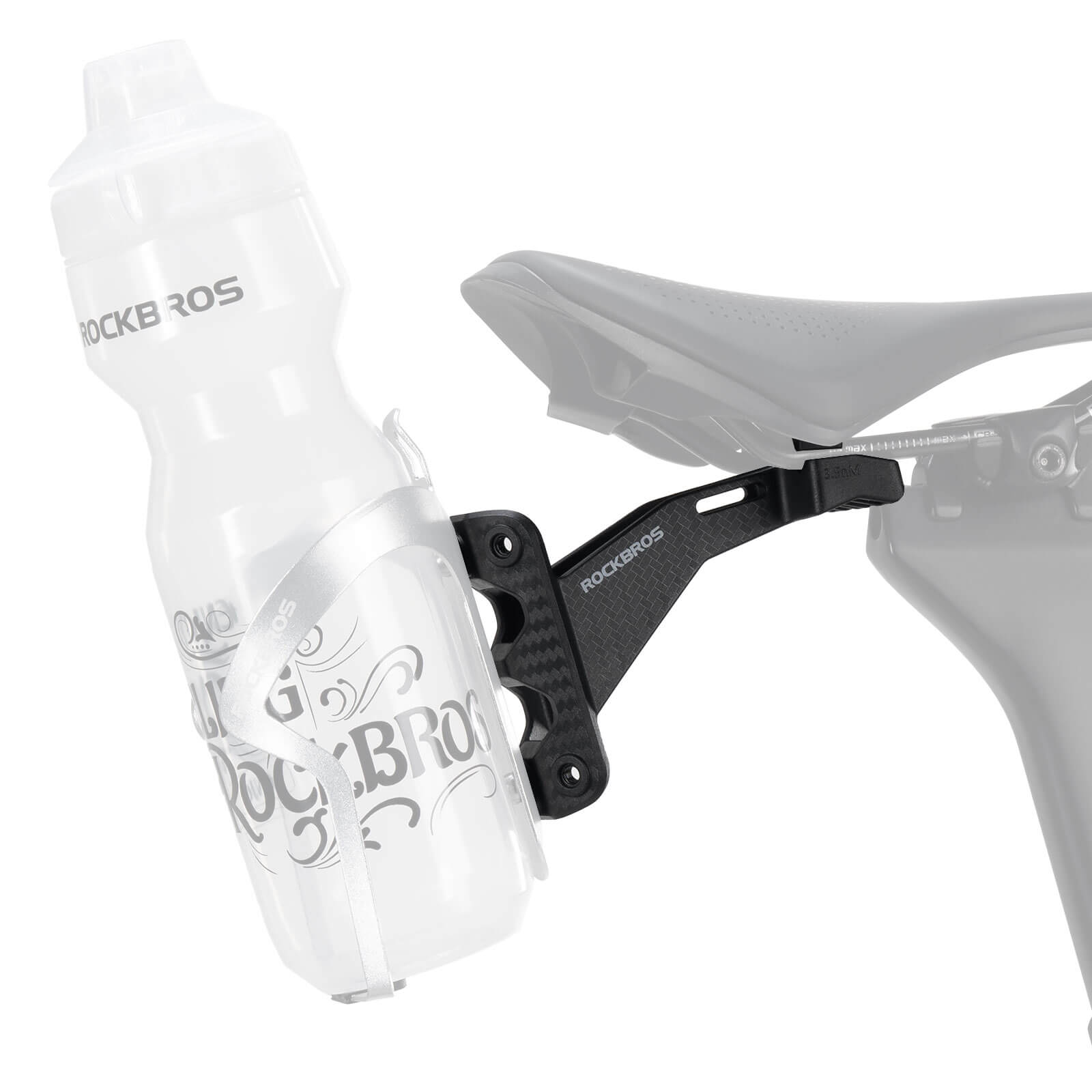 ROCKBROS bike saddle bottle holder mount rear hydration bracket for road MTB and commuter bikes