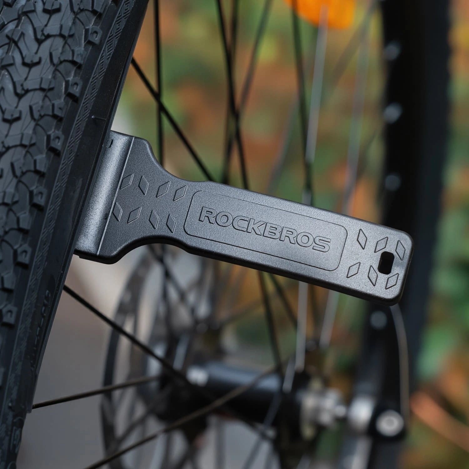 ROCKBROS lightweight bike tire lever set, nylon fiber tool for MTB and road bike tire repair