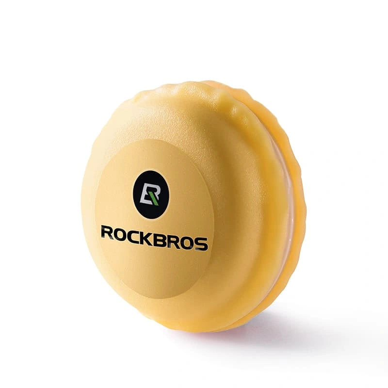 ROCKBROS Glueless bike tire repair patch kit with 6 self-adhesive patches and sandpaper for quick emergency 
repair
#Color_Yellow