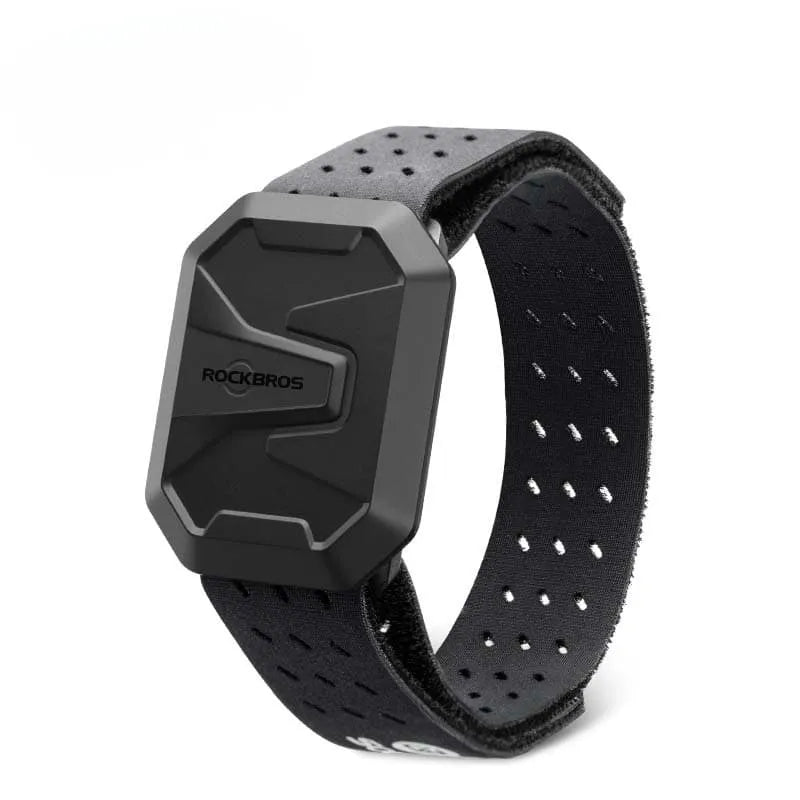 rockbros bluetooth ant+ dual mode armband heart rate monitor waterproof fitness sensor for cycling running