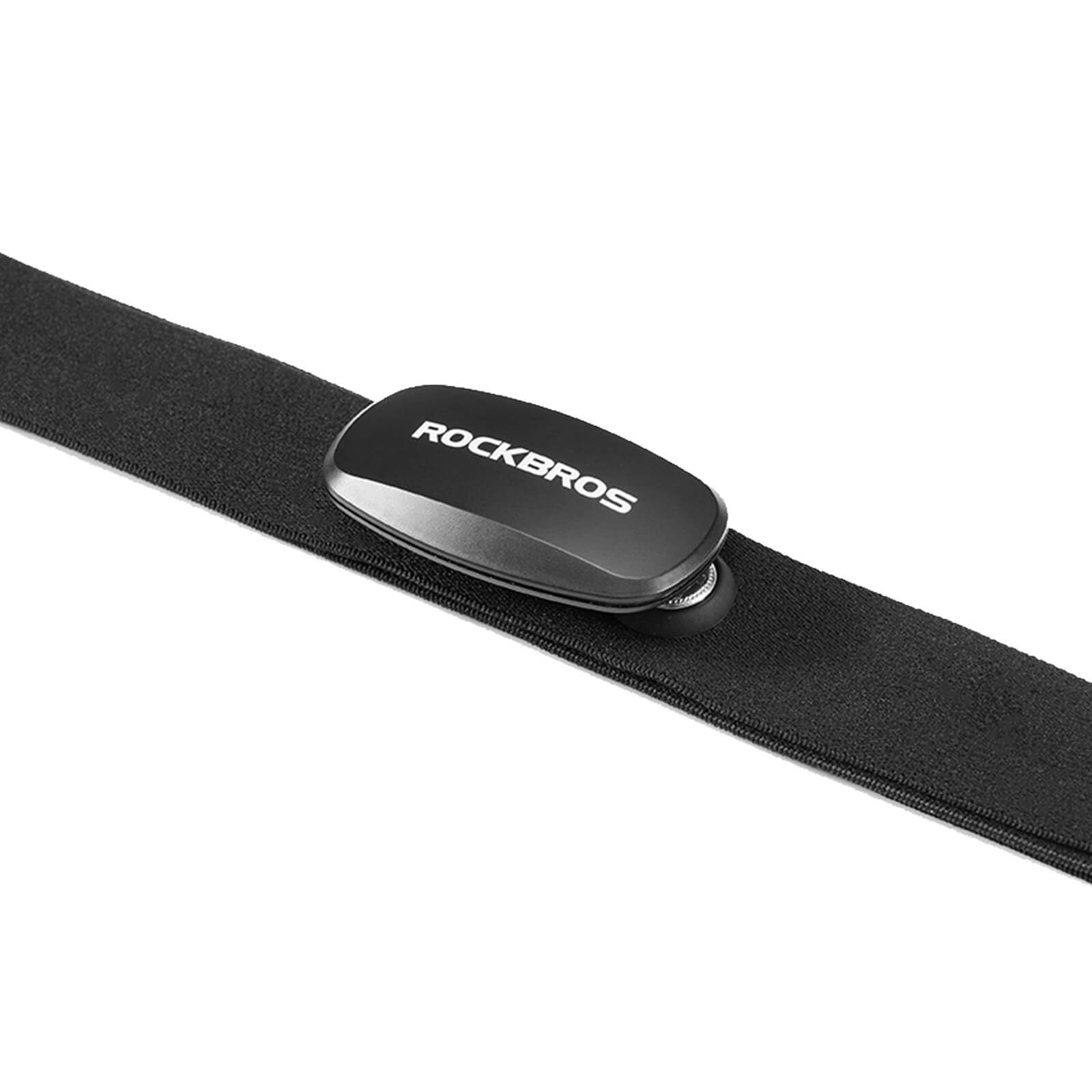 ROCKBROS Bluetooth ANT+ heart rate monitor chest strap for cycling, running, and fitness training