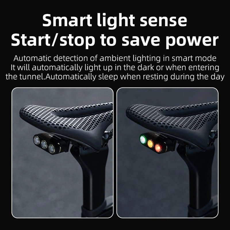 3-Color Brake Sensing Bike Tail Light